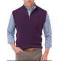 Peter Millar Men's V-Neck Merino Quarter Zip Sweater (Core Colors)